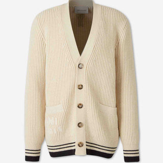 Ami Paris Hombre Barcelona Cárdigan Punto Lana color Beige sku 543-001094 01 - Foto 1