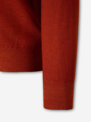 Santa Eulalia Hombre Barcelona Cárdigan Cuello Alto color Naranja Oscuro sku 543-001098 02 - Foto 5