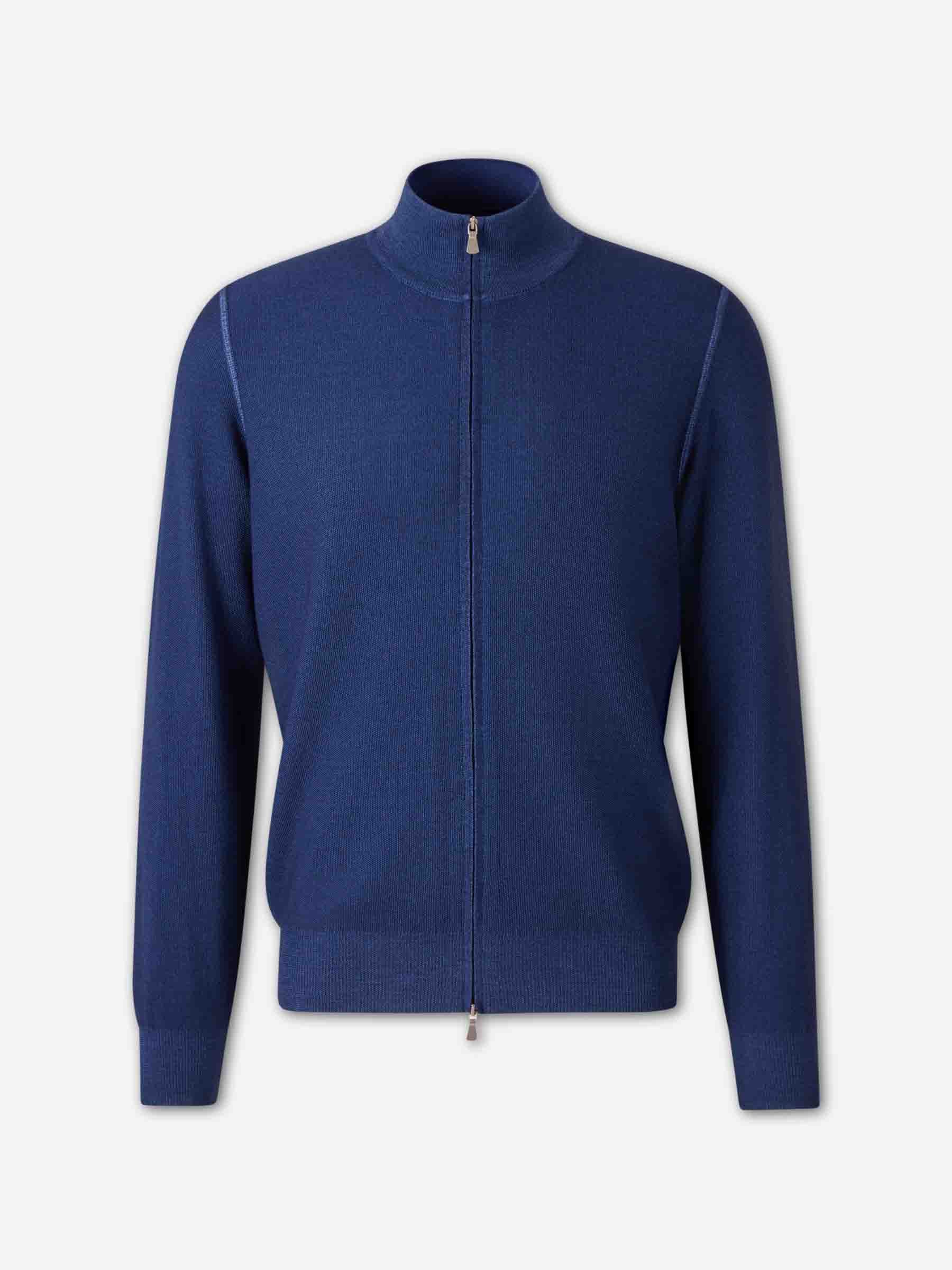 Santa Eulalia Hombre Barcelona Cárdigan Cuello Alto color Azul Marino sku 543-001098 03 - Foto 1