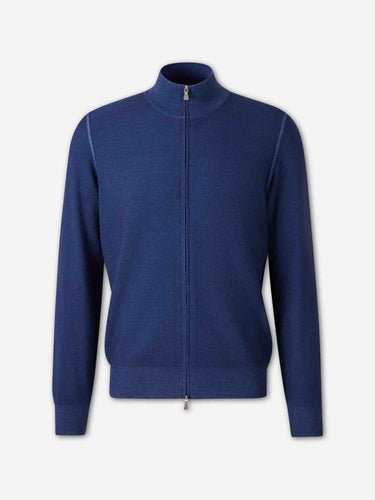 Santa Eulalia Hombre Barcelona Cárdigan Cuello Alto color Azul Marino sku 543-001098 03 - Foto 1