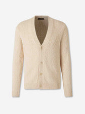 Zanone Hombre Barcelona Cárdigan Punto Algodón color Beige sku 543-001103 01 - Foto 1