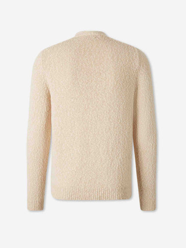Zanone Hombre Barcelona Cárdigan Punto Algodón color Beige sku 543-001103 01 - Foto 2