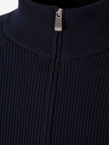 Santa Eulalia Hombre Barcelona Cárdigan Punto Cremallera color Azul Noche sku 543-001105 01 - Foto 3