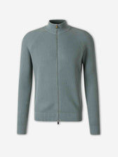 Santa Eulalia Hombre Barcelona Cárdigan Punto Cremallera color Verde Oscuro sku 543-001105 02 - Foto 1