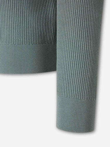 Santa Eulalia Hombre Barcelona Cárdigan Punto Cremallera color Verde Oscuro sku 543-001105 02 - Foto 4