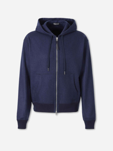 Tom Ford Hombre Barcelona Sudadera Capucha Cashmere color Azul Marino sku 543-001108 01 - Foto 1