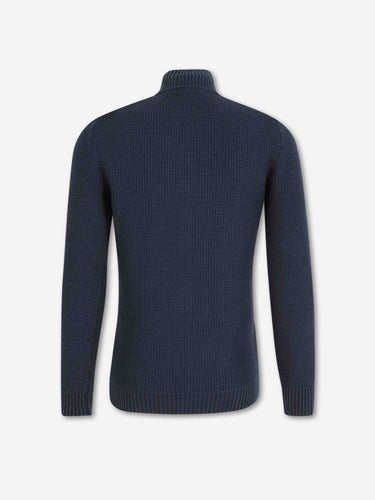 Santa Eulalia Hombre Barcelona Cárdigan Cuello Alto color Azul Marino sku 543-001110 01 - Foto 2