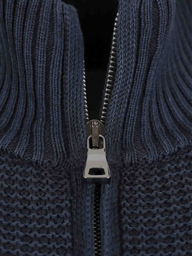 Santa Eulalia Hombre Barcelona Cárdigan Cuello Alto color Azul Marino sku 543-001110 01 - Foto 3