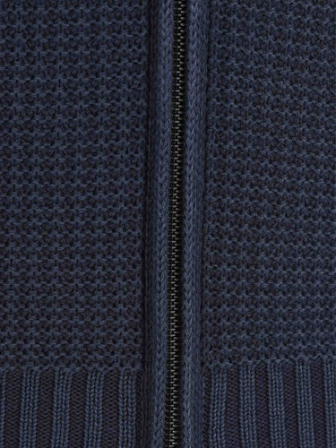 Santa Eulalia Hombre Barcelona Cárdigan Cuello Alto color Azul Marino sku 543-001110 01 - Foto 4