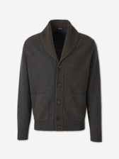 Zegna Hombre Barcelona Cárdigan Punto Texturizado color Marrón sku 543-001112 01 - Foto 1