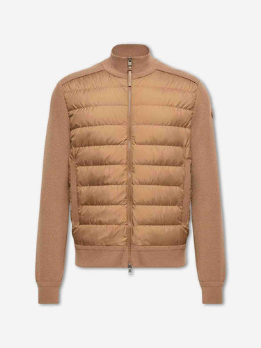 Moncler Hombre Barcelona Cárdigan Acolchado Cremallera color Camel sku 543-001114 01 - Foto 1