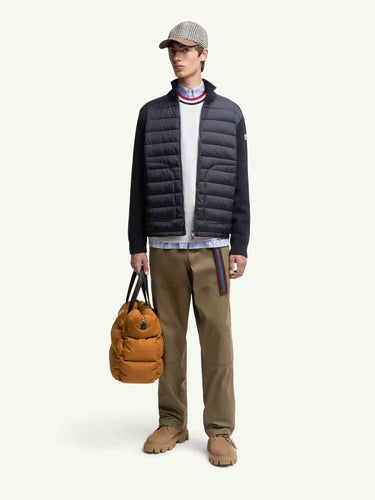 Moncler Hombre Barcelona Cárdigan Acolchado Cremallera color Azul Marino sku 543-001115 01 - Foto 2