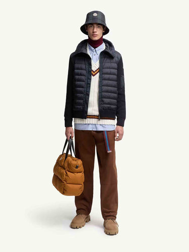 Moncler Hombre Barcelona Cárdigan Acolchado Cremallera color Azul Marino sku 543-001116 01 - Foto 2