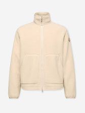 Moncler Hombre Barcelona Sudadera Cremallera Borreguillo color Crema sku 543-001117 01 - Foto 1