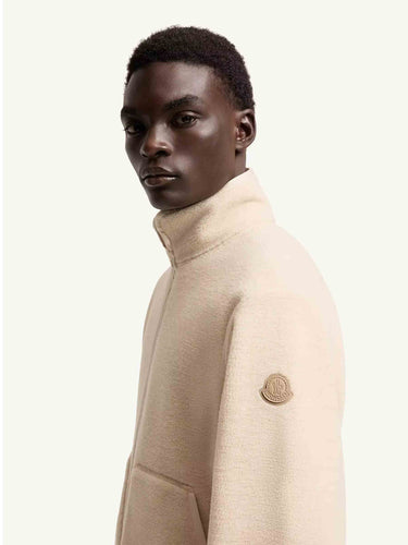 Moncler Hombre Barcelona Sudadera Cremallera Borreguillo color Crema sku 543-001117 01 - Foto 4