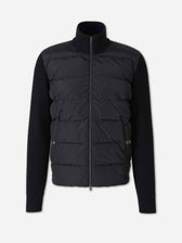 Herno Hombre Barcelona Cárdigan Acolchado Lana Poliéster color Azul Noche sku 543-001123 01 - Foto 1