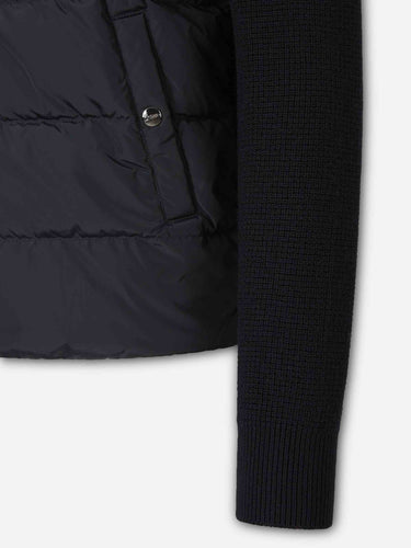 Herno Hombre Barcelona Cárdigan Acolchado Lana Poliéster color Azul Noche sku 543-001123 01 - Foto 4