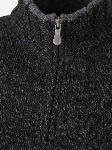 Santa Eulalia Hombre Barcelona Cárdigan Cremallera Lana color Gris Antracita sku 543-001132 01 - Foto 3