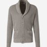 Brunello Cucinelli Hombre Barcelona Cárdigan Punto Algodón color Gris Claro sku 543-001133 01 - Foto 1