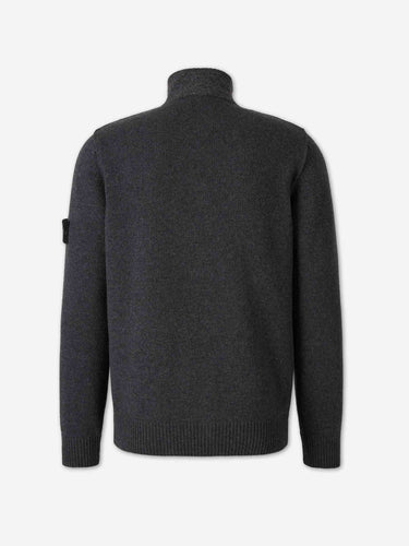 Stone Island Hombre Barcelona Cárdigan Cuello Alto color Gris Antracita sku 543-001137 01 - Foto 2
