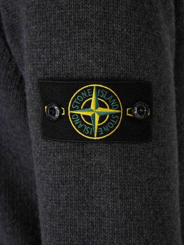 Stone Island Hombre Barcelona Cárdigan Cuello Alto color Gris Antracita sku 543-001137 01 - Foto 5