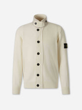 Stone Island Hombre Barcelona Cárdigan Cuello Alto color Marfil sku 543-001137 02 - Foto 1