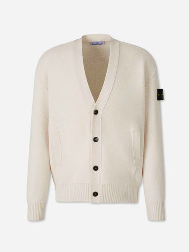 Stone Island Hombre Barcelona Cárdigan Lana color Marfil sku 543-001138 02 - Foto 1