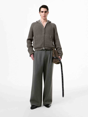 Our Legacy Hombre Barcelona Cárdigan Capucha Cremallera color Gris Antracita sku 543-001139 01 - Foto 2