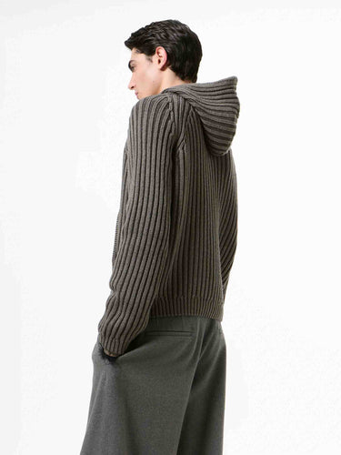 Our Legacy Hombre Barcelona Cárdigan Capucha Cremallera color Gris Antracita sku 543-001139 01 - Foto 4