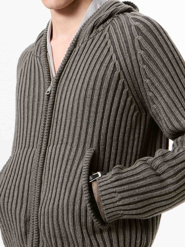 Our Legacy Hombre Barcelona Cárdigan Capucha Cremallera color Gris Antracita sku 543-001139 01 - Foto 5