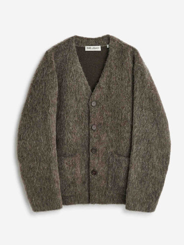 Our Legacy Hombre Barcelona Cárdigan Perchado color Marrón sku 543-001141 01 - Foto 1