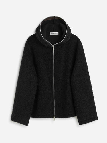 Our Legacy Hombre Barcelona Sudadera Perchada Cremallera color Negro sku 543-001142 01 - Foto 1