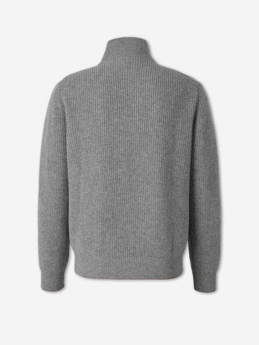 Canali Hombre Barcelona Cárdigan Lana Cashmere color Gris sku 543-001146 01 - Foto 2