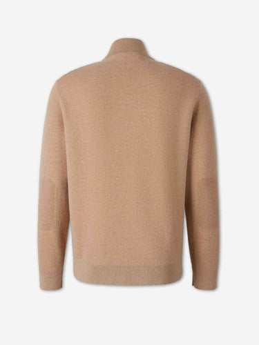 Canali Hombre Barcelona Cárdigan Cremallera color Camel sku 543-001147 01 - Foto 2