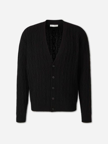 The Row Hombre Barcelona Cárdigan Trenzas Cashmere color Negro sku 543-001148 01 - Foto 1