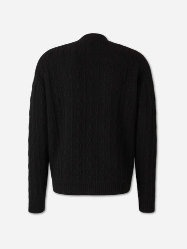 The Row Hombre Barcelona Cárdigan Trenzas Cashmere color Negro sku 543-001148 01 - Foto 2
