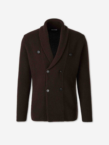 Santa Eulalia Hombre Barcelona Cárdigan Cruzado color Marrón Oscuro sku 543-001152 01 - Foto 1