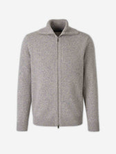 Zanone Hombre Barcelona Cárdigan Cremallera color Gris sku 543-001155 01 - Foto 1