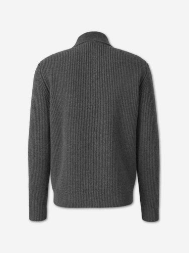 Zanone Hombre Barcelona Cárdigan Cuello Camisero color Gris sku 543-001156 01 - Foto 3
