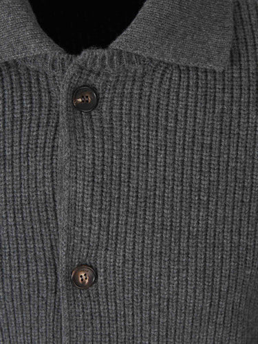 Zanone Hombre Barcelona Cárdigan Cuello Camisero color Gris sku 543-001156 01 - Foto 4