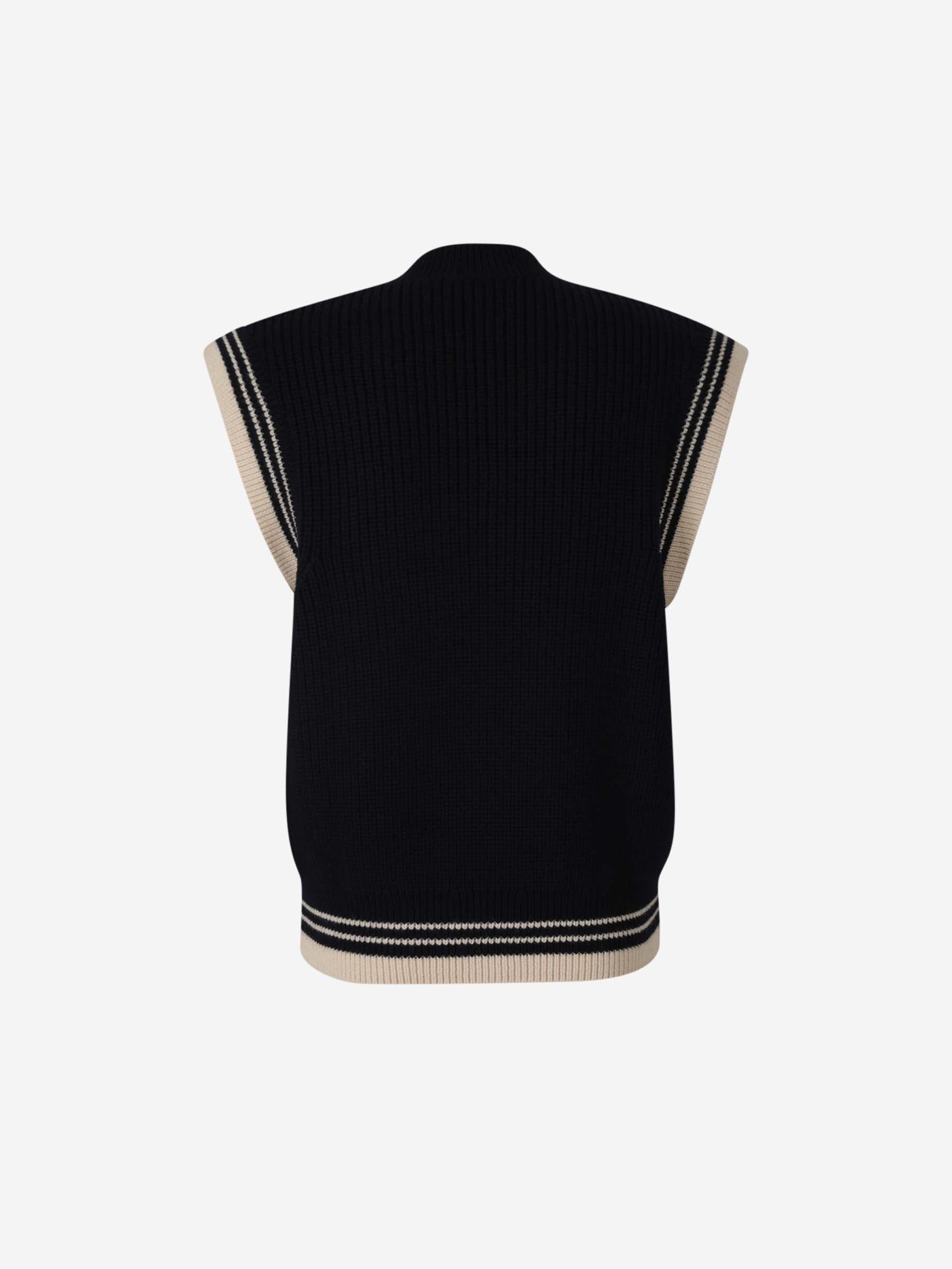 Ameri MOUTON LIKE KNIT VEST ¥20,350 Sheep Sweater Vest - Etsy