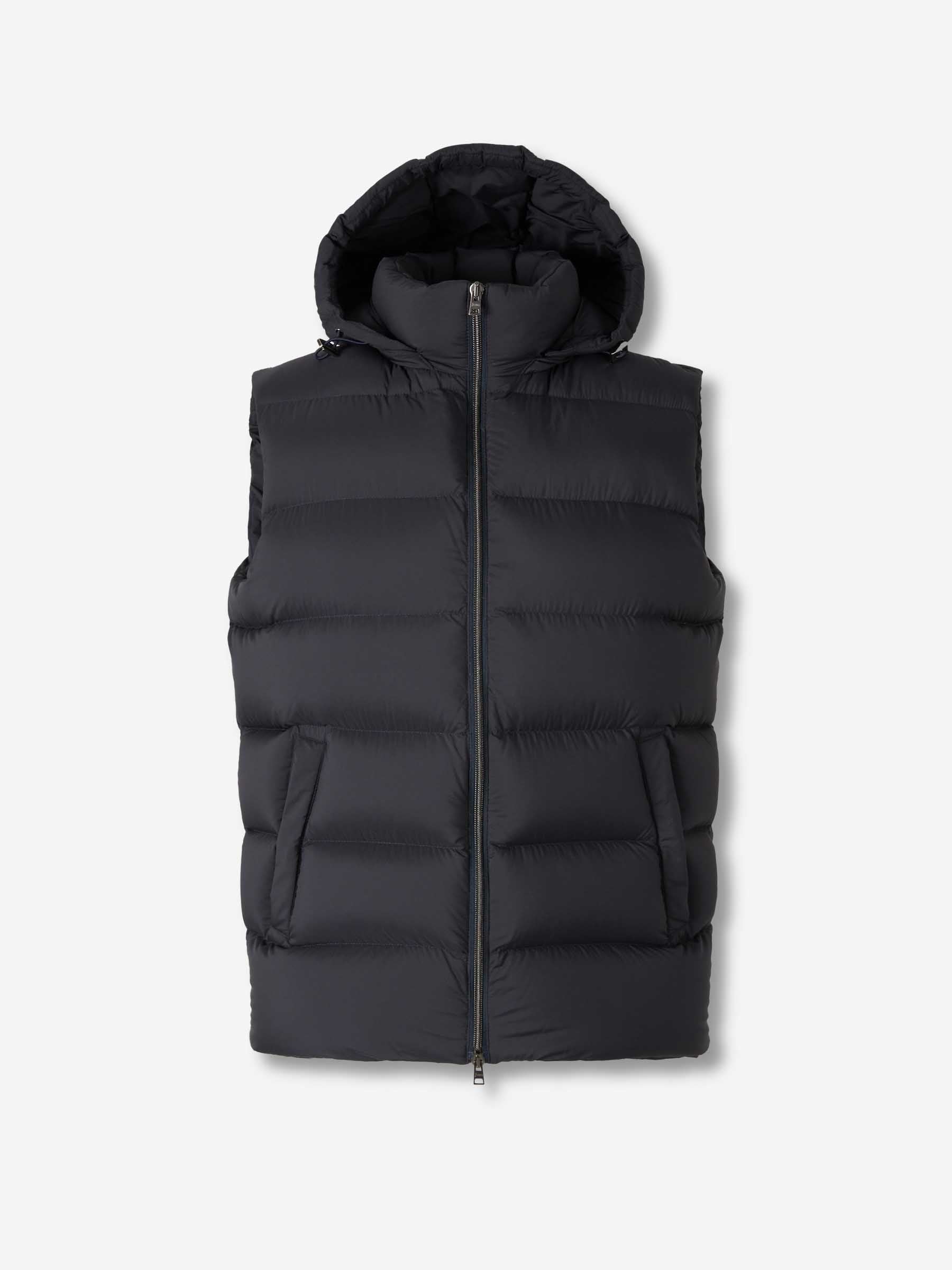 Herno Hombre Barcelona Chaleco Acolchado Capucha color Azul Marino sku 544-000595 01 - Foto 1