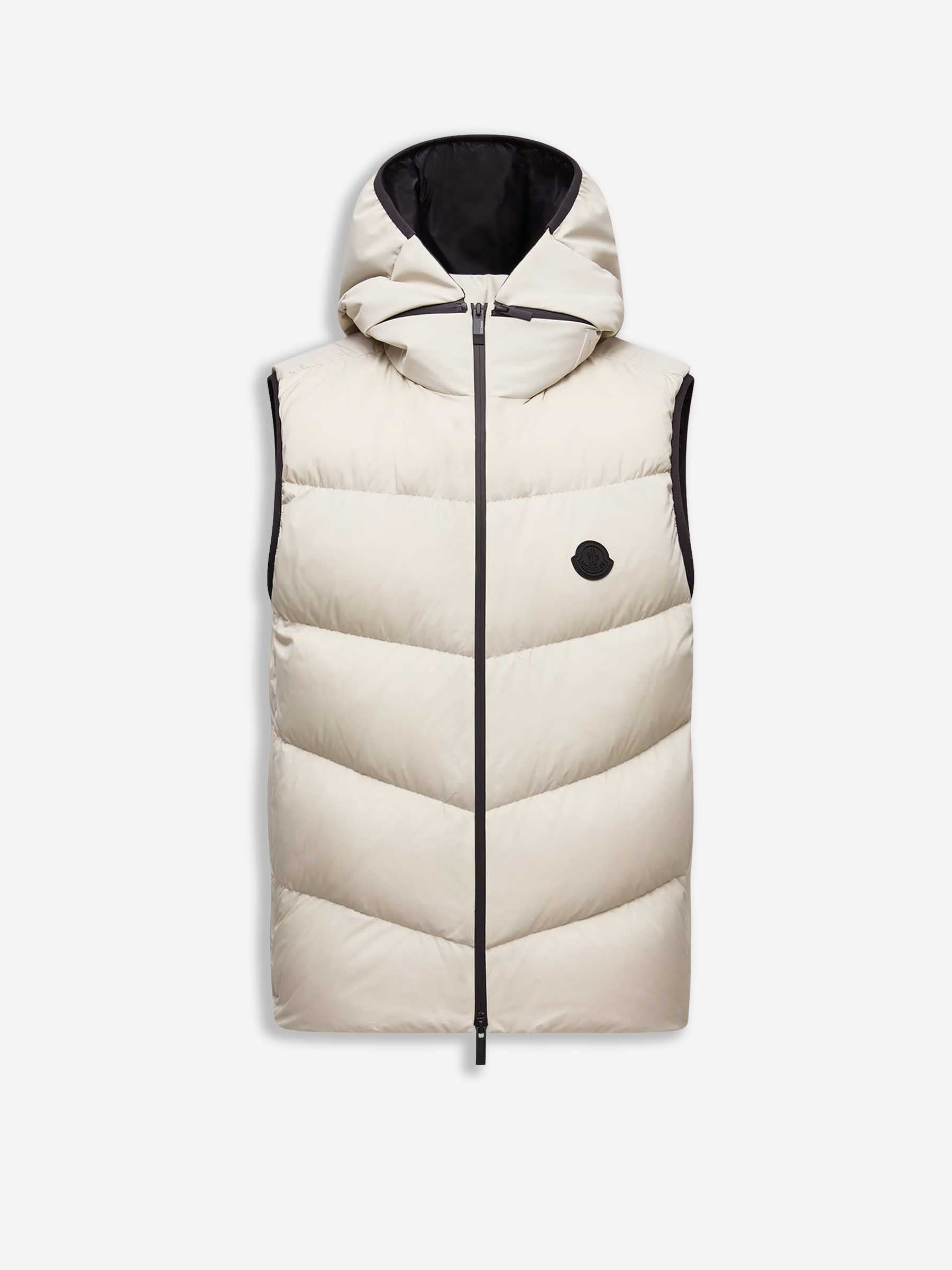 Moncler Hombre Barcelona Chaleco Plumón Guersac color Beige sku 544-000599 01 - Foto 1