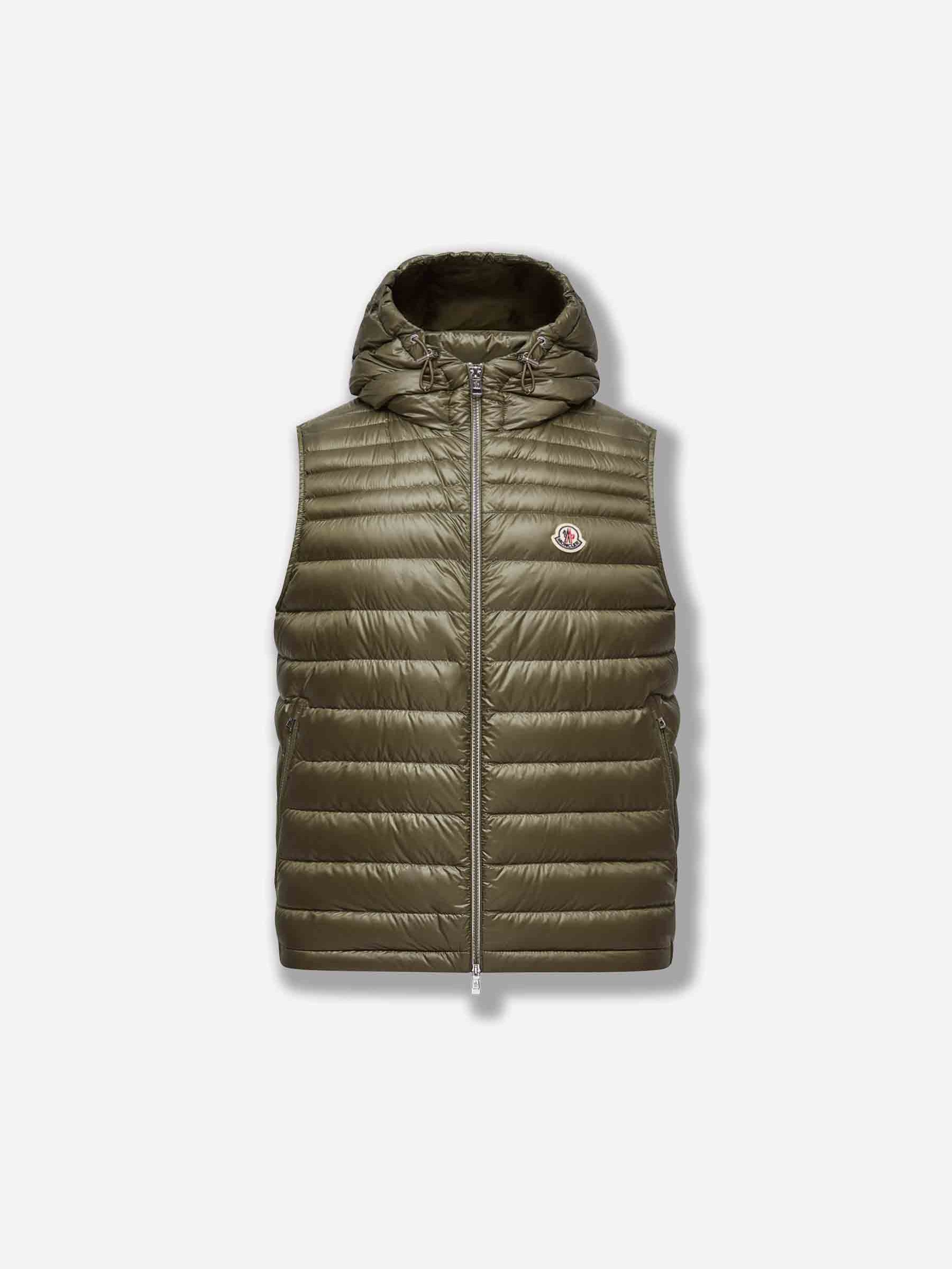 Moncler Hombre Barcelona Chaleco Acolchado Orant color Verde Militar sku 544-000600 01 - Foto 1