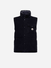 Moncler Hombre Barcelona Chaleco Pana Agen color Azul Marino sku 544-000604 01 - Foto 1