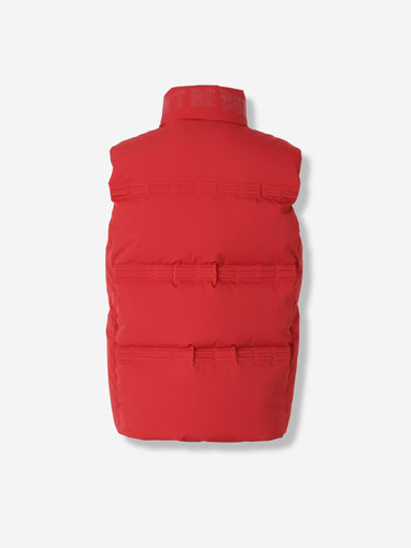 Moncler Genius Asap Rocky Hombre Barcelona Chaleco Acolchado Sparky color Rojo sku 544-000605 01 - Foto 2