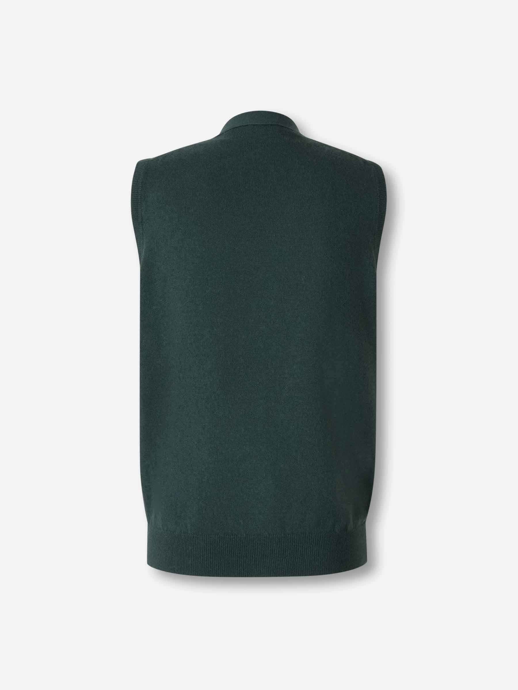 Santa Eulalia Hombre Barcelona Chaleco Punto Lana color Verde Jungla sku 544-000608 03 - Foto 2