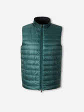 Herno  Barcelona Chaleco Plumífero Reversible color Verde Oscuro sku 544-000615 01 - Foto 1