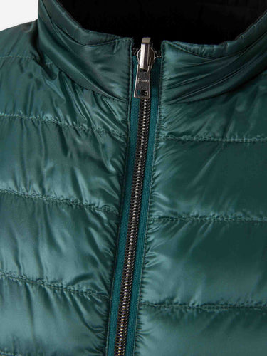 Herno  Barcelona Chaleco Plumífero Reversible color Verde Oscuro sku 544-000615 01 - Foto 5