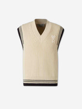 Ami Paris Hombre Barcelona Chaleco Punto Lana color Beige sku 544-000625 01 - Foto 1